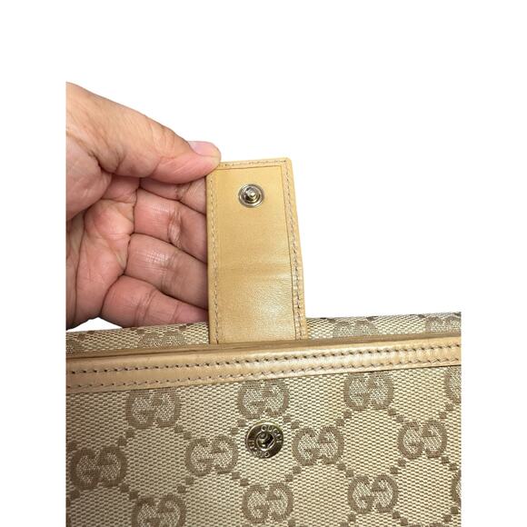 Gucci GG Canvas Monogram Horse Bit Long Wallet - Picture 5 of 16